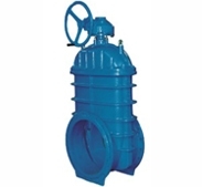 Bevel gear type resilient seated gate valve